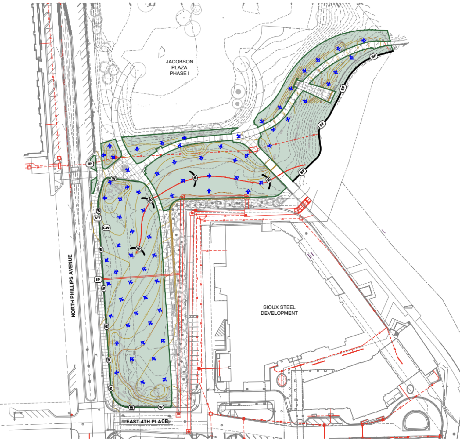 Site plan — grading, erosion control and limits of work