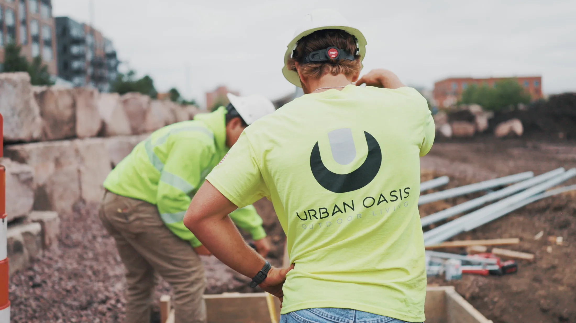 Urban Oasis construction work — frame 4